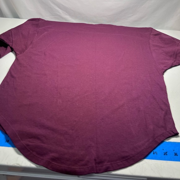 Victoria Secret Pink Shirt Small Petite Cranberry - Picture 3 of 3